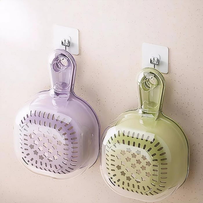 MiniDrain: Minikeuken Afdruiprek Mand met Handvat