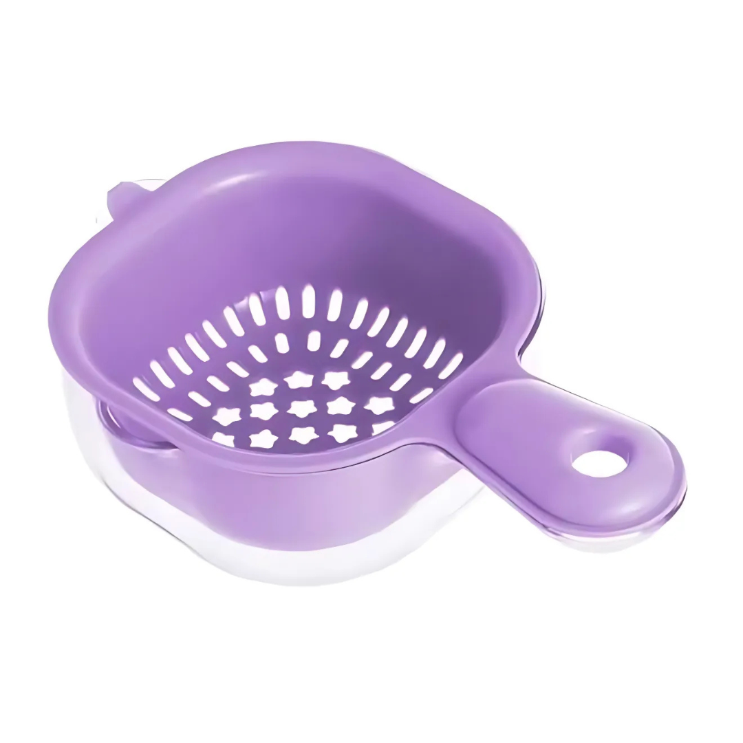 MiniDrain: Minikeuken Afdruiprek Mand met Handvat