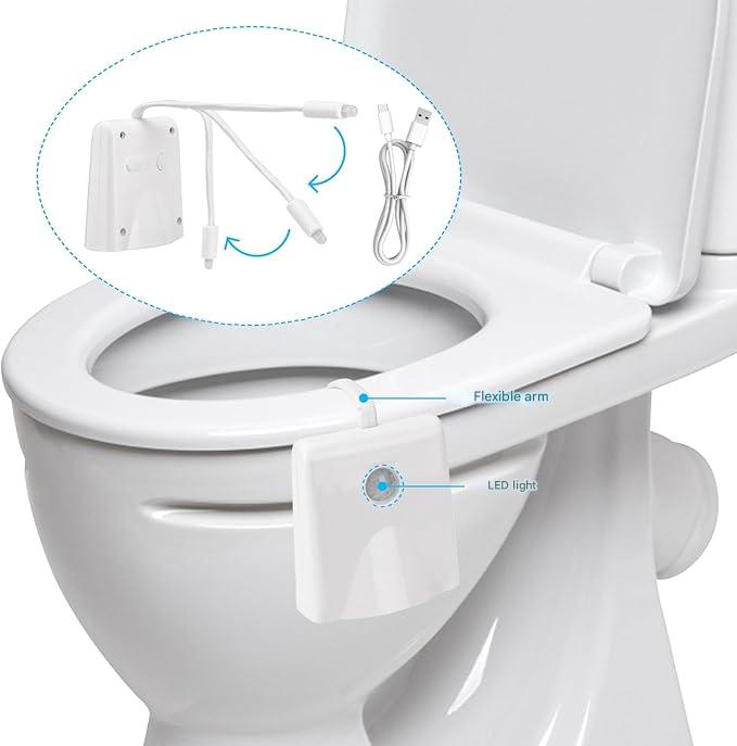 NedLed™ ToiletLight: Beweging Sensor Toilet Nacht Licht