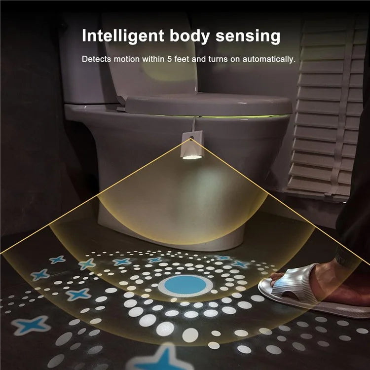 NedLed™ ToiletLight: Beweging Sensor Toilet Nacht Licht