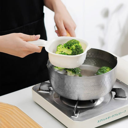 MiniDrain: Minikeuken Afdruiprek Mand met Handvat