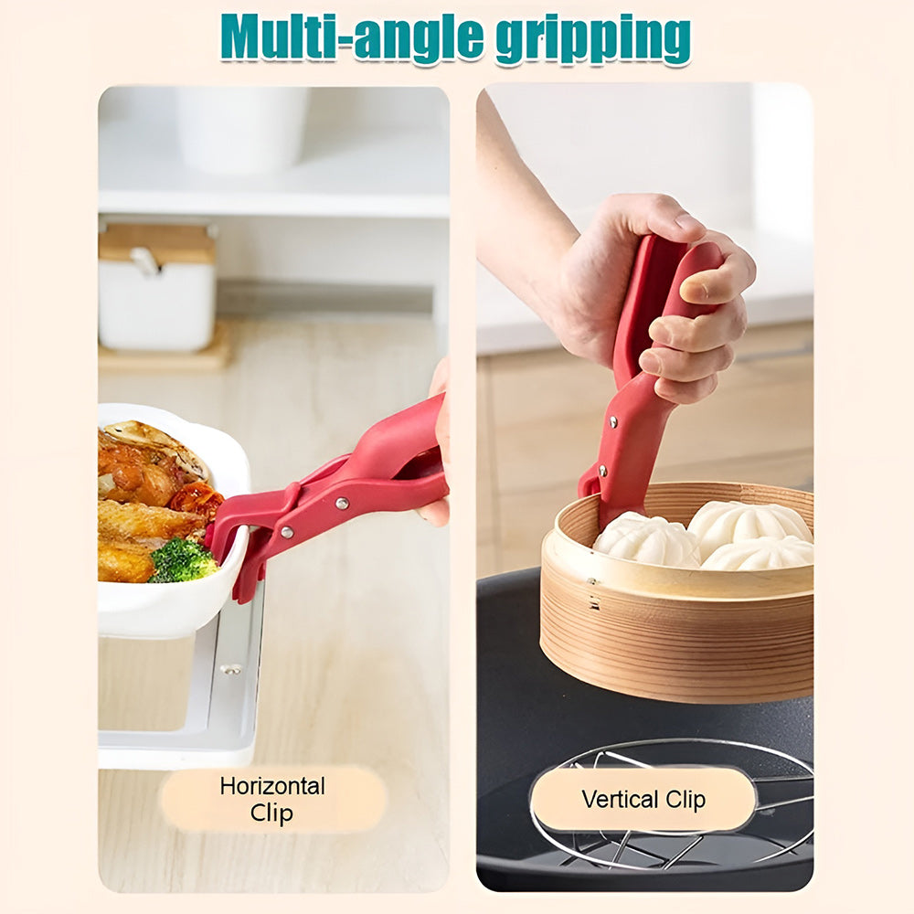 GripClip 1+1 GRATIS: Multifunctioneel Warmte Hittebestendig Keuken Clip Houder