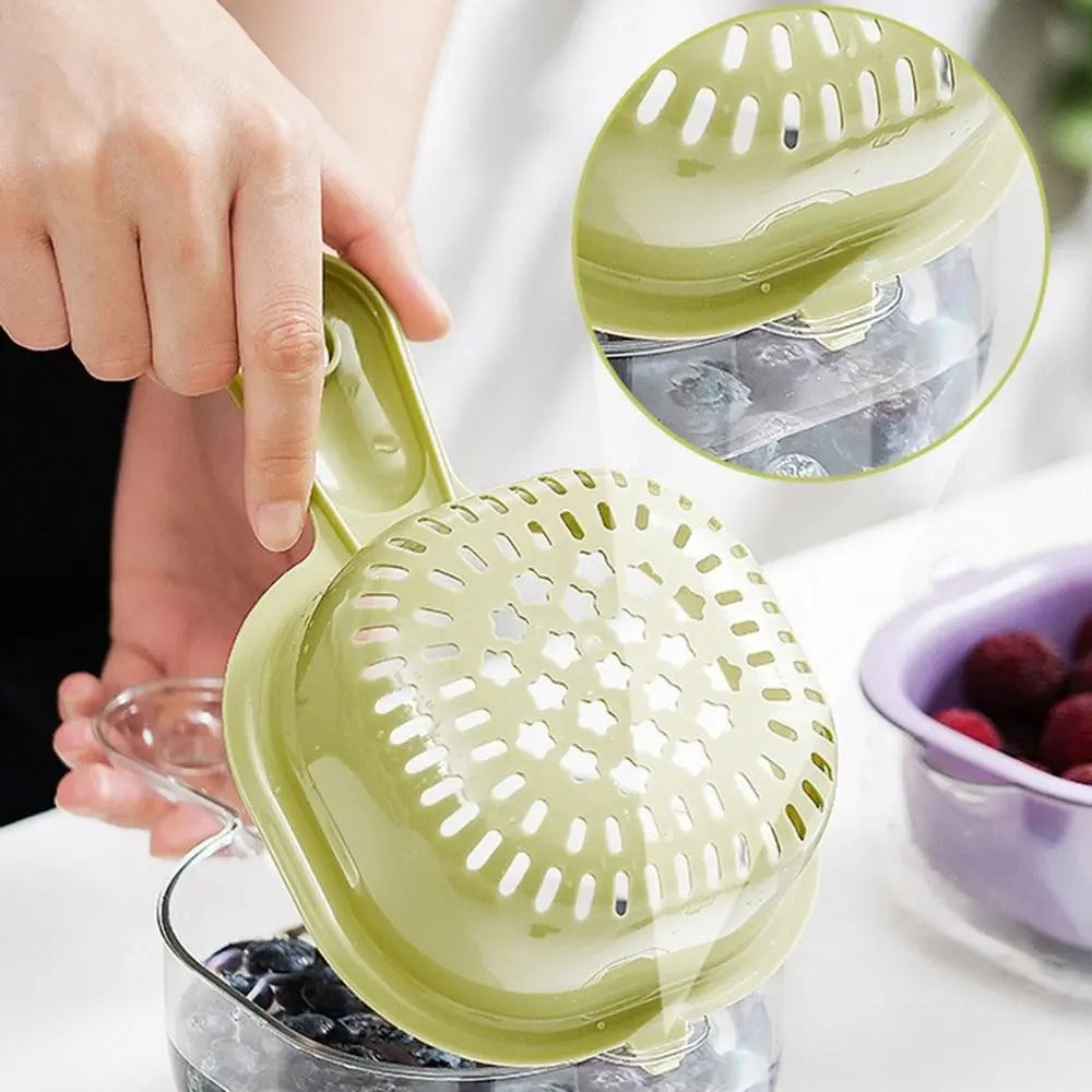 MiniDrain: Minikeuken Afdruiprek Mand met Handvat