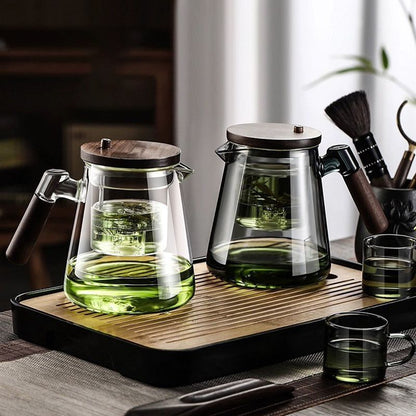 Blätter- und Wassertrennungs-Press-Teekanne 750 ml