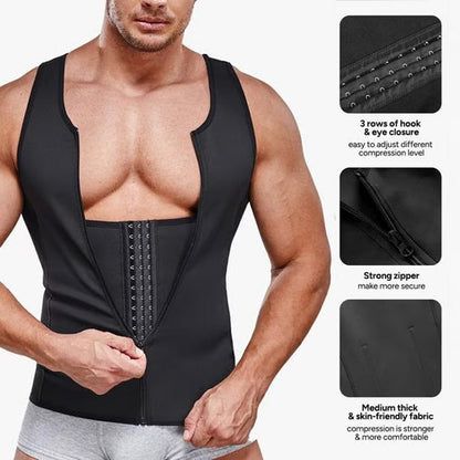 Trainingvest Heren – Buik Plat Effect & Rugsteun | Comfort & Compressie
