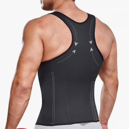 Trainingvest Heren – Buik Plat Effect & Rugsteun | Comfort & Compressie